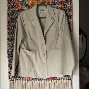 L.L. Bean. Very soft jacket cotton.